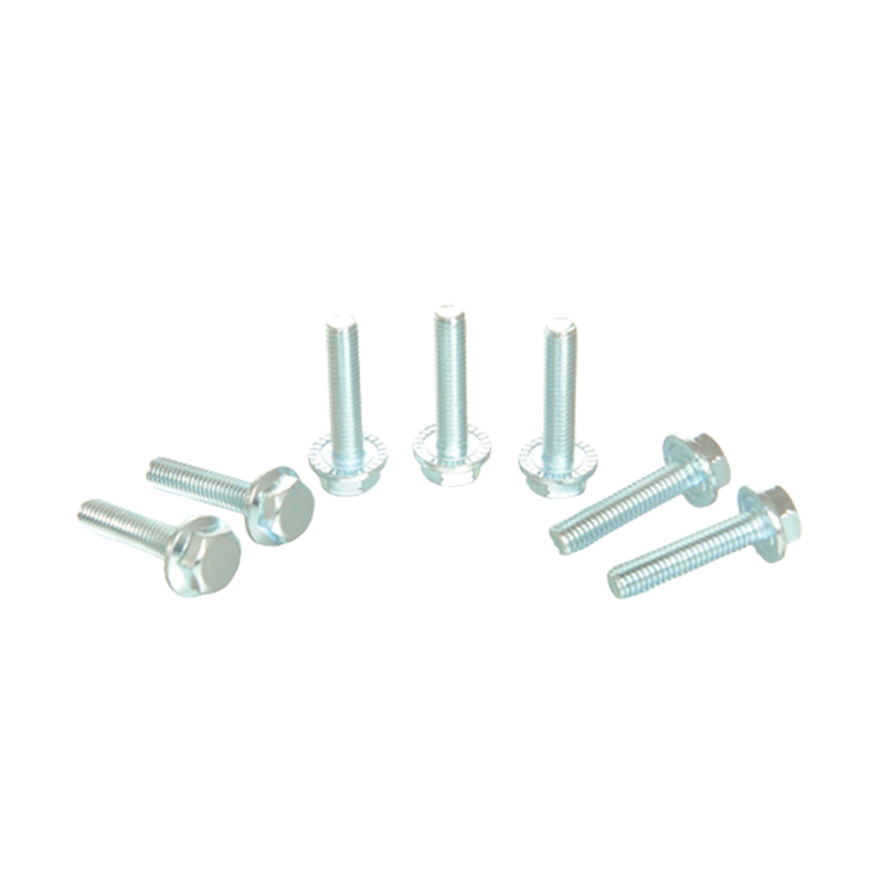 Sekskantet flens med pakning og tannskruer